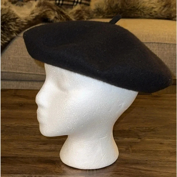 💥Men’s Vintage Gray Wool Beret Cap Hat - Picture 1 of 8